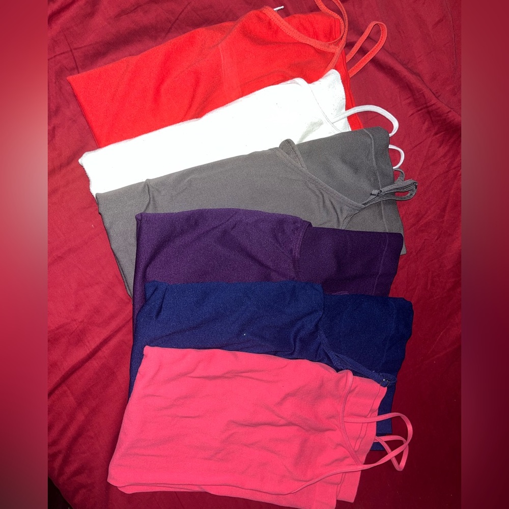 6 long camis
